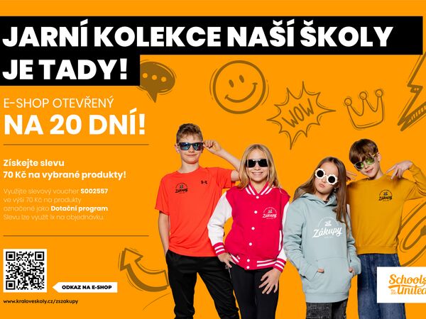 Školní e-shop spuštěn