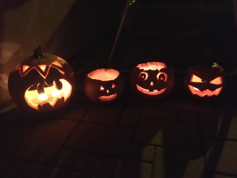 Halloweenská dýně v podání 5.B