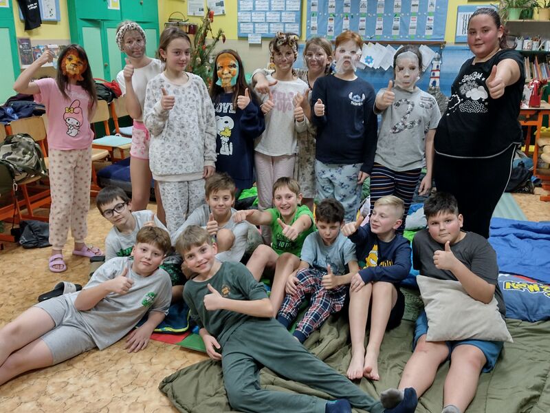 vánoční přespávačka